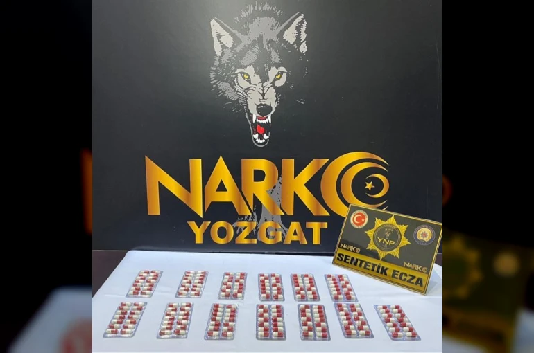 Yozgat’ta 182 adet uyuşturucu hap ele geçirildi
