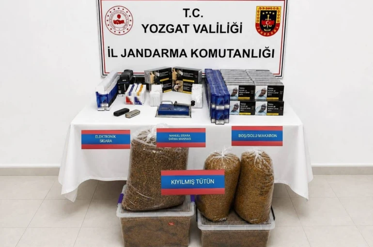 Yozgat’ta 3 bin 560 adet makaron ele geçirildi