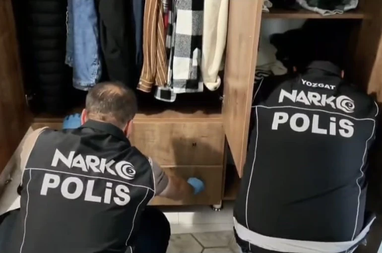 Yozgat’ta uyuşturucu operasyonunda 4 gözaltı