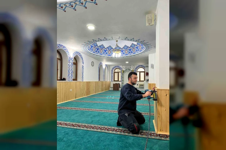 Yunus Emre Camii’nde Ramazan hazırlığı tamamlandı