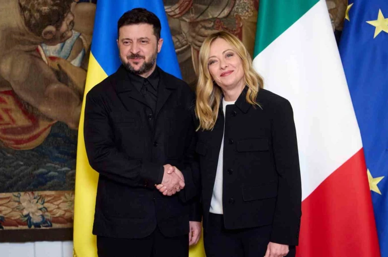 Zelenskiy, İtalya Başbakanı Meloni ile bir araya geldi