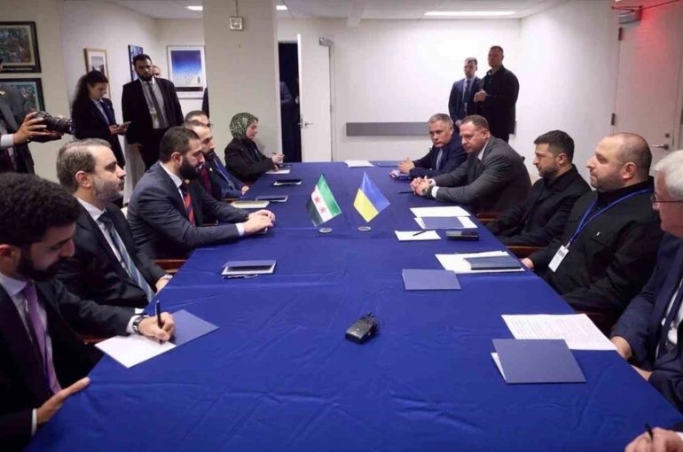Zelenskiy, Suriye Devlet Başkanı Eş-Şara ile görüştü