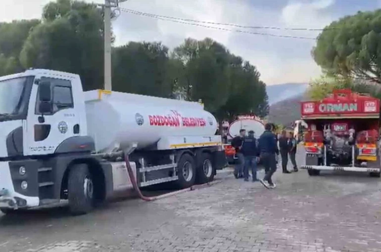 Ziraat alanında başlayan yangın ormana sıçradı