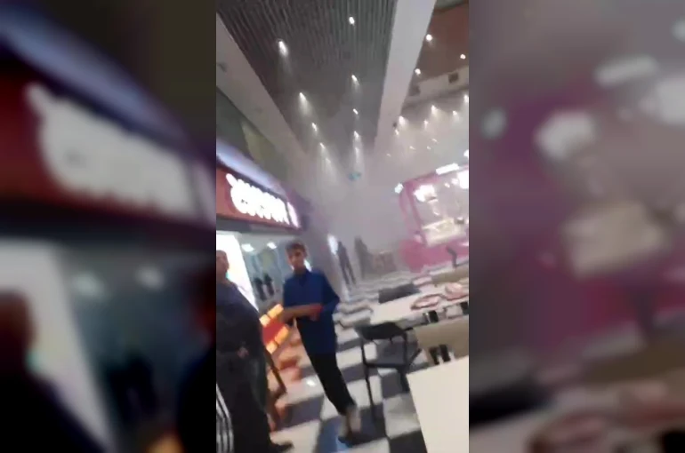 Zonguldak’ta Esas 67 Burda AVM’de yangın paniği 