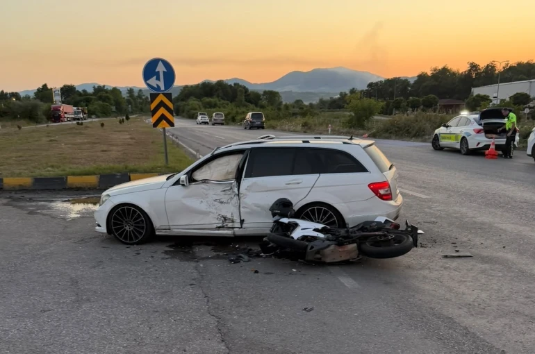 Zonguldak’ta kazada motosiklet sürücüsü hayatını kaybetti