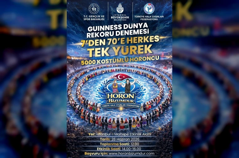Zonguldak’tan Guinnes rekoruna büyük destek; 5 bin kişi aynı anda horon tepecek