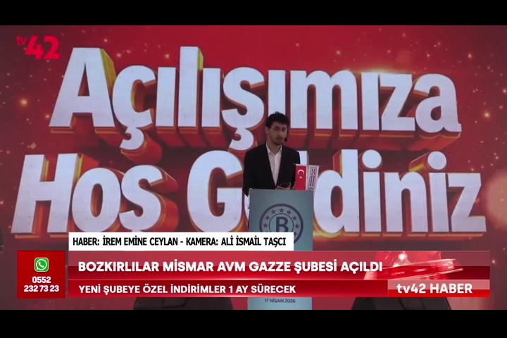Bozkırlılar Mismar AVM Gazze Şubesi açıldı