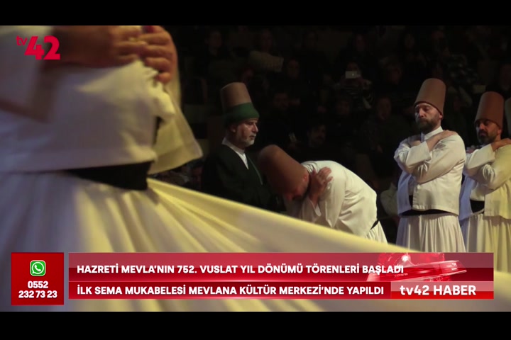 Mevlana’nın 752. Vuslat Yıl Dönümü Törenleri başladı