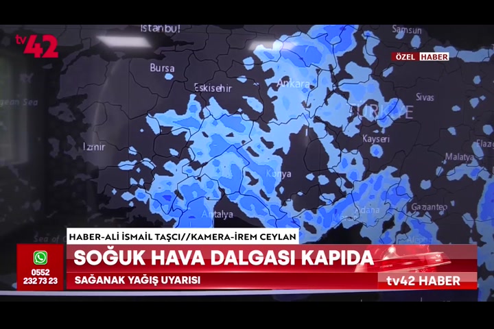 Soğuk hava dalgası kapıda: Sağanak yağış uyarısı