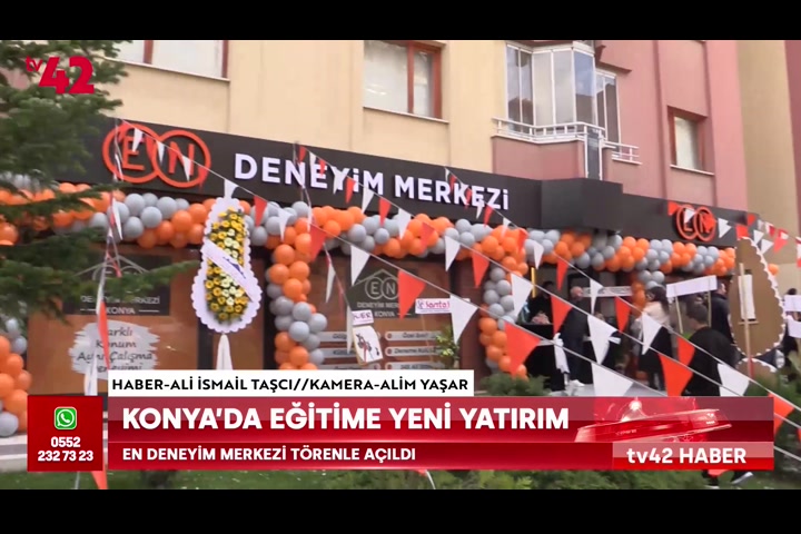Konya’da eğitime yeni yatırım: En Deneyim Merkezi törenle açıldı